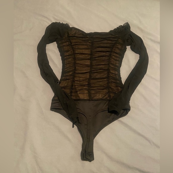 Majorelle Cleo Bodysuit in Black, Size XS - Picture 2 of 4